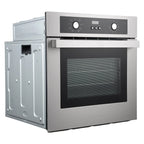 Cosmo 5 Piece Kitchen Appliance Package With 36" Electric Cooktop 24" Single Electric Wall Oven 17.3" Countertop Microwave French Door Refrigerator & 24" Built-in Fully Integrated Dishwasher