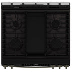 GE 30" Slide-In Front-Control Convection Gas Range with No Preheat Air Fry GGS600AVDS