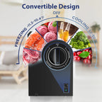 Arctic King 5.1 Cu ft Chest Freezer, Convertible, Black