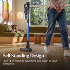 BISSELL PowerClean?? FurFindera?�� 200W Cordless Vacuum w/ 3-in-1 Versatility, Tangle Free Brush Roll, Strong Suction, Removable Battery, 40 Min Runtime, Powered Upholstery Tool, and Furfinder Headlights