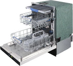 Large Capacity 24 inch Top Control Built-In Dishwasher with Third Rack �C ENERGY STAR Certified, 47-dBA Ultra-Quiet, Stainless Steel (Stainless Steel)