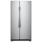 WHIRLPOOL WRS315SNHM side by side freestanding refrigerator