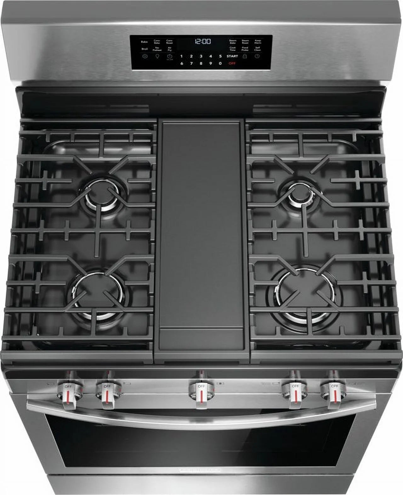 Frigidaire 30" Rear Control Gas Range-Stainless Steel GCRG3060BF