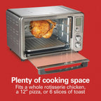 Hamilton Beach Sure-Crisp Digital Air Fryer Toaster Oven with Rotisserie - 9 x 12