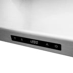 36 in. Under Cabinet Range Hood with Digital Touch Controls in Stainless Steel