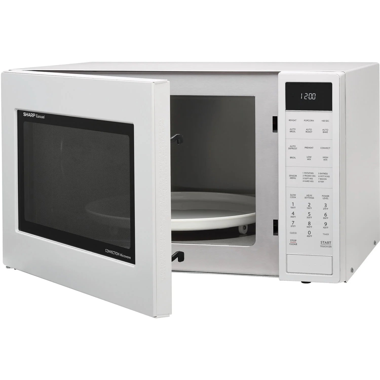 Sharp 1.5 Cu. Ft. 900W Convection Microwave Oven, Stainless Steel