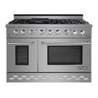 NXR 48'' Stainless Steel Professional Free-standing Gas Range with Griddle, 7.2 cu ft. Convection Oven SC4811