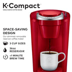 Keurig K-Compact Single-Serve K-Cup Pod Coffee Maker, Black