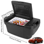 Car Refrigerator for Tesla Model Y 2019-2024 , 37QT(35L) -4�H~68�H Car Fridge 12V Refrigerator , APP Control, Trunk Portable Freezer for Camping Tailgating Road Trip
