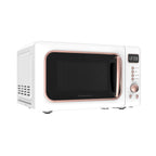 Frigidaire 0.7 Cu. Ft. Retro Countertop Microwave Oven, Black and Gold