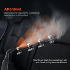 2000W Heavy Duty Steam Cleaner with 27 Accessories - 51 oz XL Canister Carpet/Floor/Window/Automatic Deep Cleaner