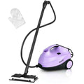 Spaco 2000W Heavy Duty Multi-purpose Steam Cleaner with Automatic Power Off and Child safety Lock, Steam Cleaner Mop with Detachable Handheld Unit, Purple