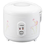 Zojirushi NS-RPC10FJ 5.5-Cup Electric Rice Cooker, White - Triple Heater, Easy One-Touch Operation