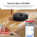 Roborock Q8 Max+ Robot Vacuum and Mop with Self-Emptying, Obstacle Avoidance, LiDAR Navigation, 5500Pa Suction Power, and App Control