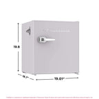 Frigidaire 1.6 Cu ft. Retro Compact Refrigerator with Side Bottle Opener, Coral