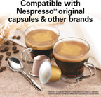 Hamilton Beach Espresso Maker, Compatible with Nespresso??* original capsules, Black with Chrome Accents, 40726
