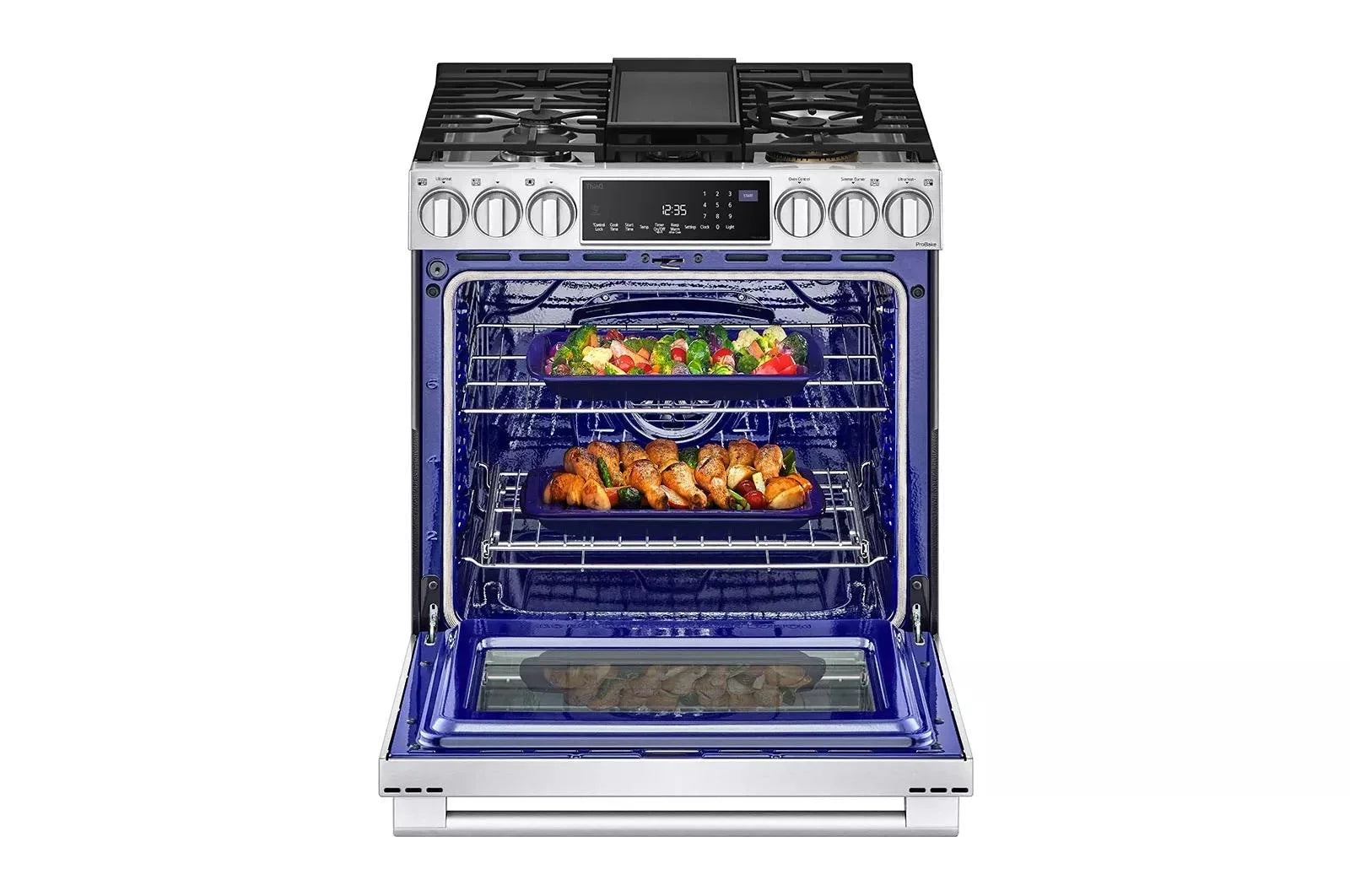 LG LSDS6338F slide in gas range