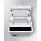 Portable 12V/24V cooler capable of operating at -12C or standard refrigerator temperatures