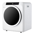 BAYUELSWU 3.5 Cu.Ft Portable Clothes Dryer, 1300W Clothes Dryer with Stainless Steel Tub, Front Load Tumble Laundry Dryer with LCD Touch Panel, 110V Portable Dryer for Laundry, Apartments, Dorms