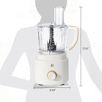 Beautiful 10-Cup Food Processor with Accessories, White Icing by Drew Barrymore