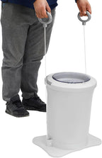 Manual Clothes Dryer Spinner, Portable Non electric Manual Clothes Spinner Laundry Dryer Machines for Camping, Traveling, Hotel, RV, Apartment (Apricot)