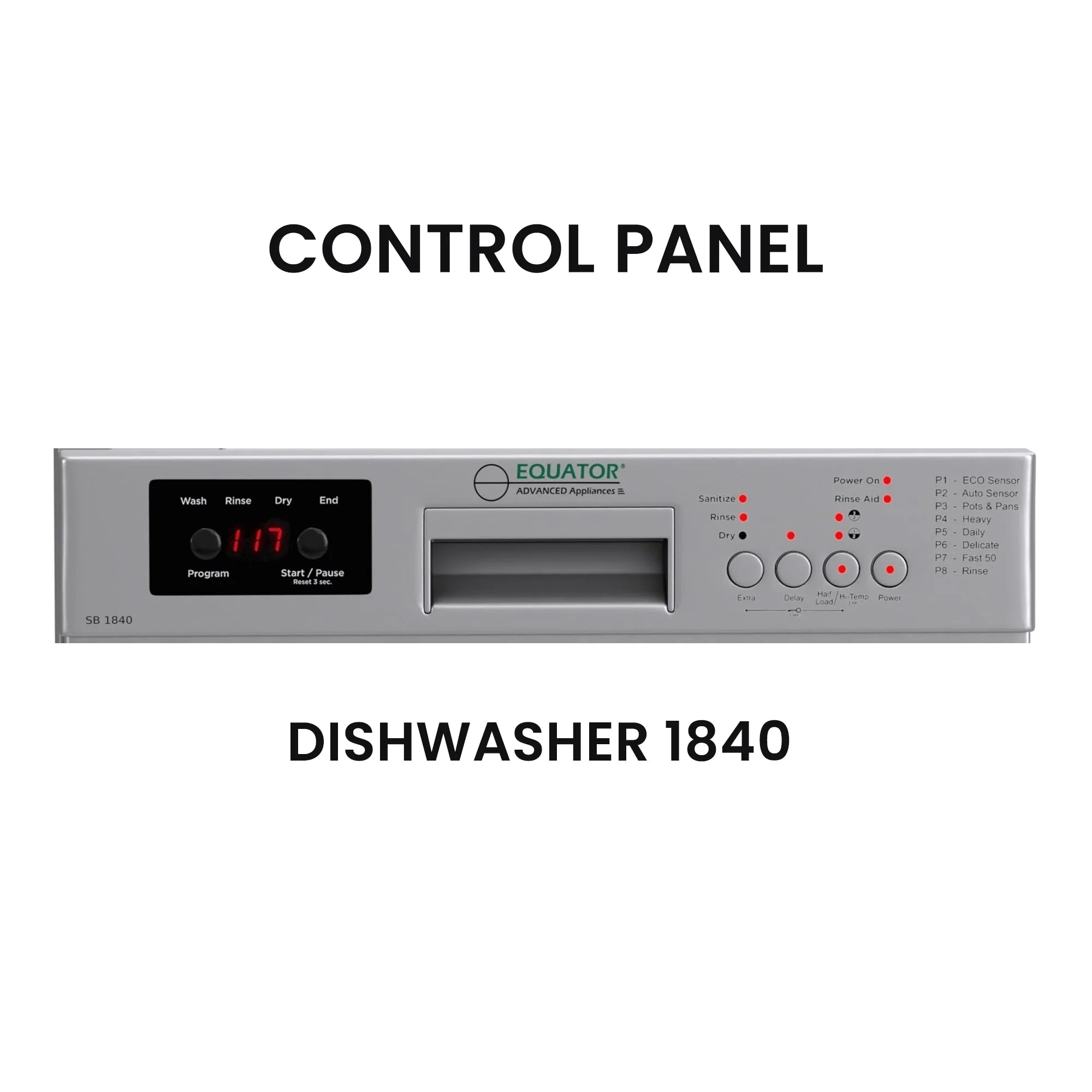 Equator 18 in Dishwasher 10 place QUIET 110V E-Star ADA? HP Garbage Disposer