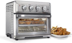 Air Fryer + Convection Toaster Oven by Wangxin, 7-1 Oven with Bake, Grill, Broil & Warm Options, Stainless Steel, TOA-60