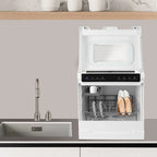 User-Friendly Dishwasher, Touchscreen Control with Visual Window, Top-Load Design with Sunken Handle, Easy for Elderly Users