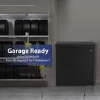Arctic King 7.0 Cu ft Chest Freezer, Convertible, Black