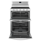 Whirlpool 30a?? 6.0 cu ft Gas Double Oven Range in Stainless Steel