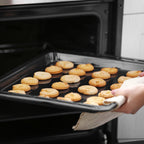 Empava 24-inch 2.3 cu. Ft. Single Propane Gas Wall Oven - Bake Broil Rotisserie Functions with Mechanical Controls - Built-in Timer - Convection Fan in Stainless Steel
