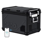 APL55 Aluminum Dual Zone 58QT Portable Cooler Black