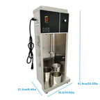 EQCOTWEA Electric Ice Cream Mixer Frozen Yogurt Blender with 3 Cups