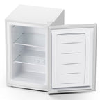 Moifoi 3.0 Cu.ft Upright Freezer, Reversible Single Door Vertical Freezers w/ Removable Shelf, Energy Saving, Silver