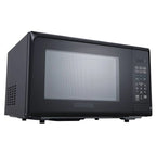 1.1 cu ft 1000W Microwave Oven - Stainless Steel Black: Countertop, Child Lock, 6 One-Touch Settings