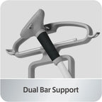 SALAV? GS45-DJ Professional Series Dual Bar Garment Steamer with Foot Pedals, Silver