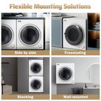 CTT 3.5 Portable Clothes Dryer, 1500W Compact Dryer with 4 Drying Mode, Laundry, Apartments, RVs, Dorms