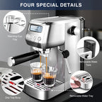 Sunmaki Espresso Machine High Pressure Professional Coffee Cappuccino for Espresso,Latte,Macchiato Maker