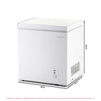 Frigidaire, 2.1 Cu. Ft. Chest Freezer, White