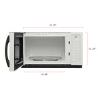 Beautiful 1.1 Cu ft 1000 Watt, Sensor Microwave Oven, White Icing by Drew Barrymore, New