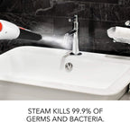Sharper Image Canister Steam Cleaner with 15 Accessories, 54oz., White