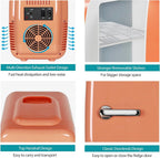 Fridge Portable Thermoelectric 4 Liter Cooler and Warmer for Skincare,  Friendly Beauty Fridge For Foods,Medications, Cosmetics, Breast Milk, Medications Home and Travel