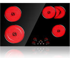 Ramblewood 4 Burner 30" Electric Cooktop, Ec4-70, 7200W