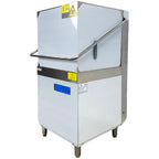 NSF 28 in. Single Rack Door Type Dishwasher, High Temp with Booster, 3-phrase 240V Freestanding Washer