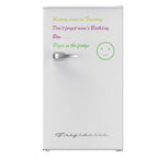 Frigidaire 3.2 Cu Ft Retro Dry Erase Compact Fridge, (EFR331-BLACK), Black