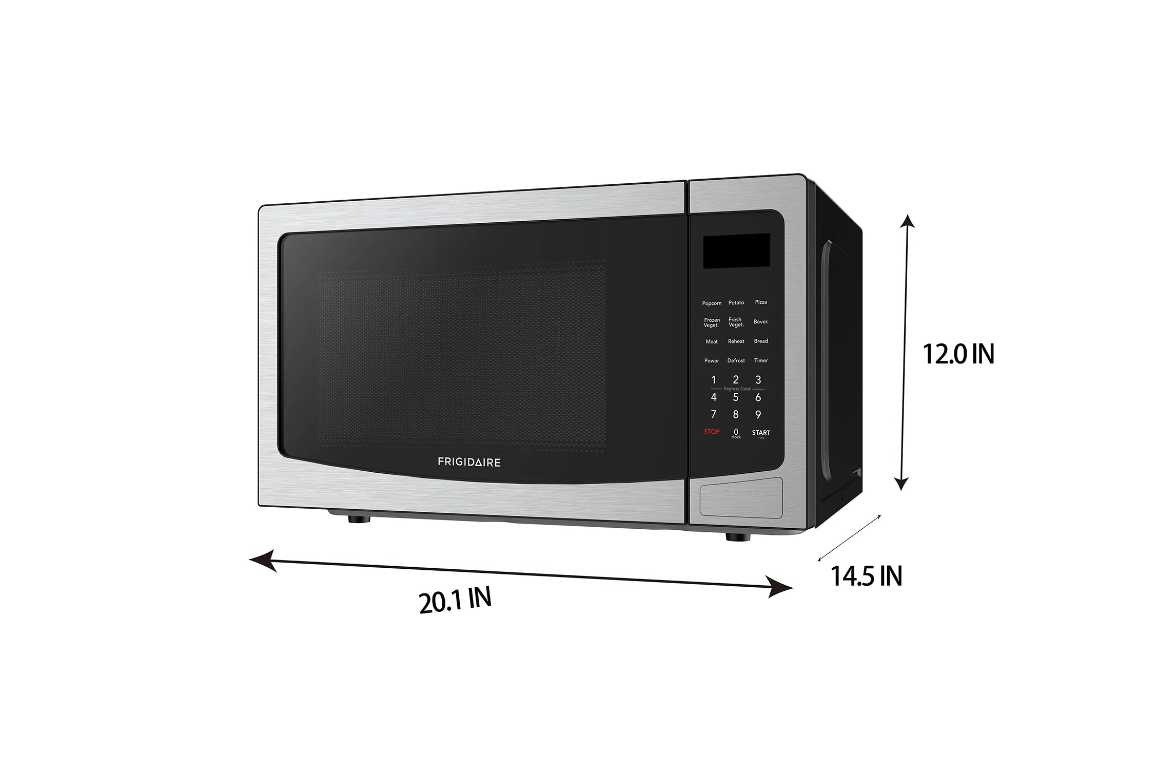 Frigidaire, 1.1 Cu. Ft. Countertop Microwave Oven, EMW1134, Stainless Steel