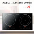 Double Induction Electric Cooktop in Black