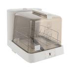 48*38*40cm Rectangle Portable Countertop Dishwasher Automatic Dishwashing with Tank Mini Dishwasher White Brown