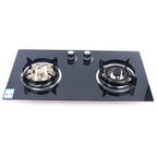 2-Burner Natural Gas Stove, Built-in Gas Cooktop Stove for Home Kitchen