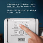 Mr. Coffee One Touch CoffeeHouse+ Espresso, Cappuccino, and Latte Maker, White